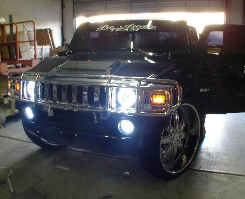Hummer H2 Fog Light Halo Kit - ORACLE Lighting - Blue - `03-`10